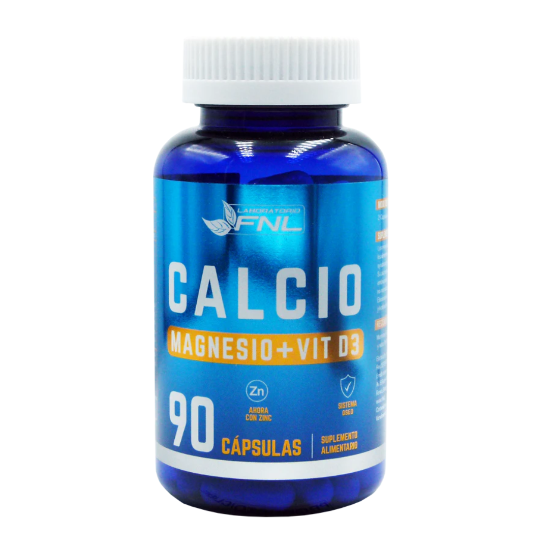 Calcio + Magnesio + Vitamina D3 90 Cápsulas