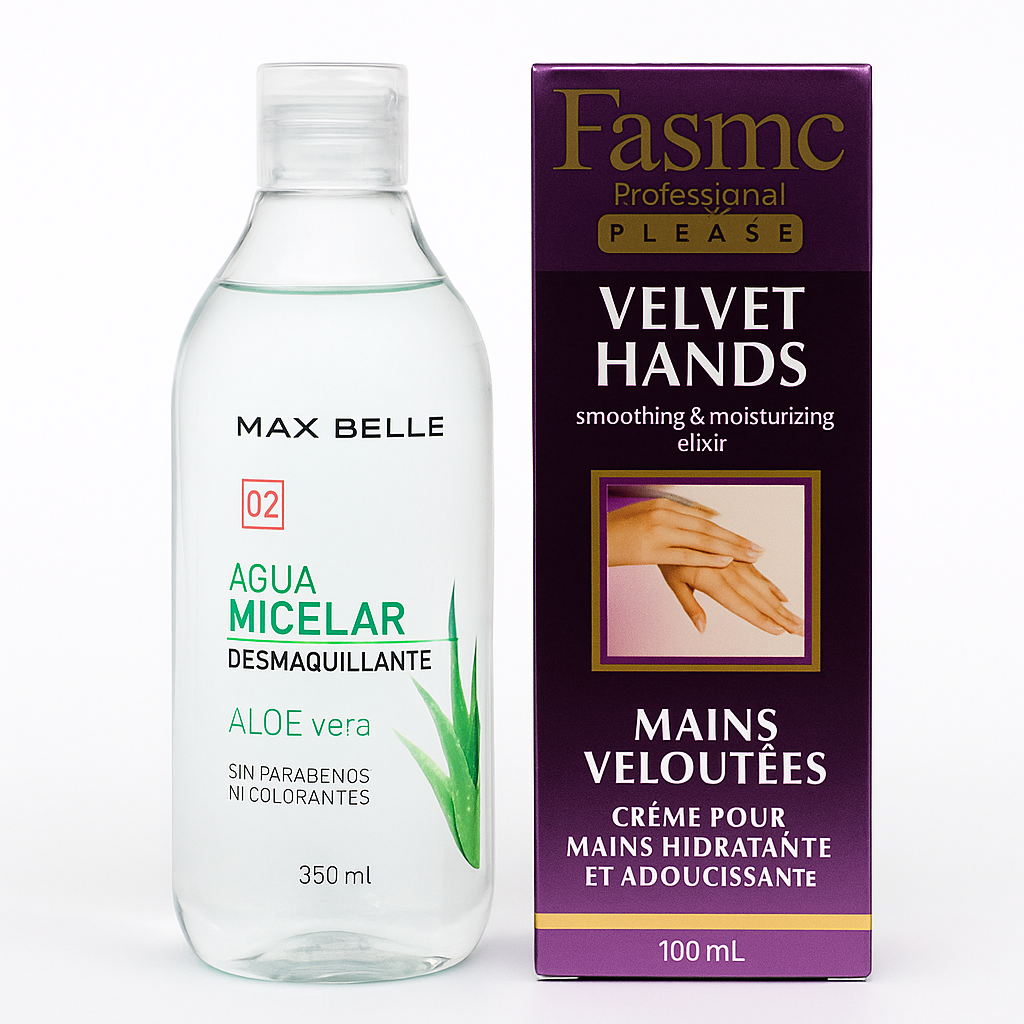 🖐️ Pack Hidratación Express – Manos Suaves y Rostro Limpio