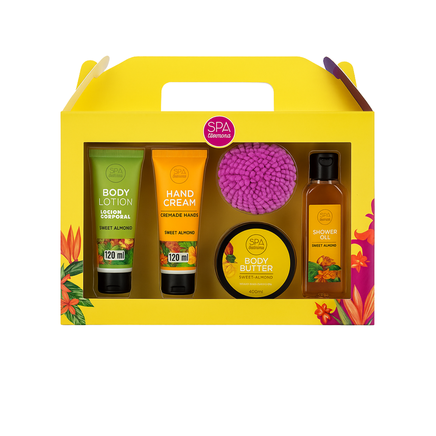 Maleta Crema Manos + Crema Corporal + Manteca + Aceite Masaje