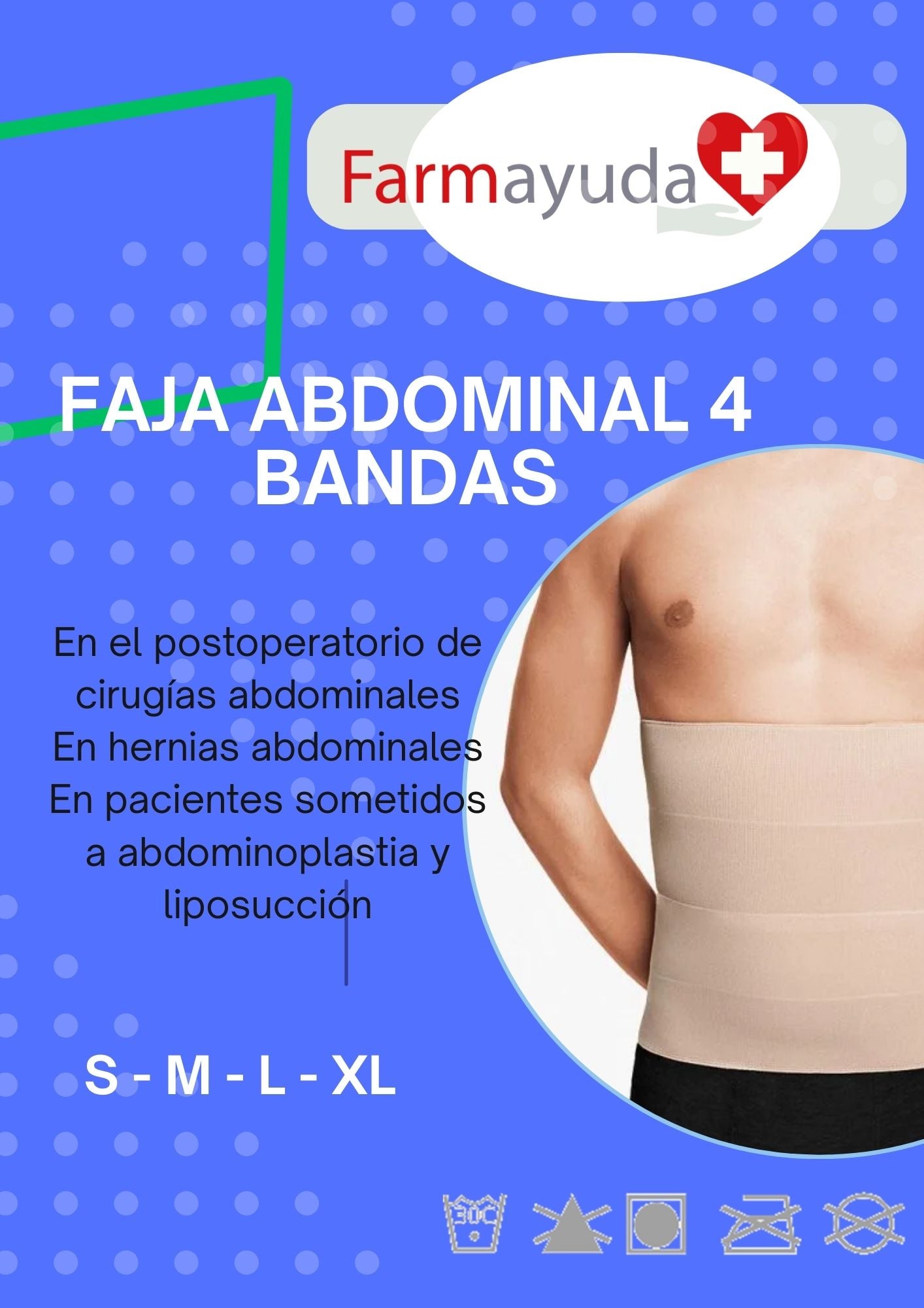 Faja Abdominal 4 Bandas