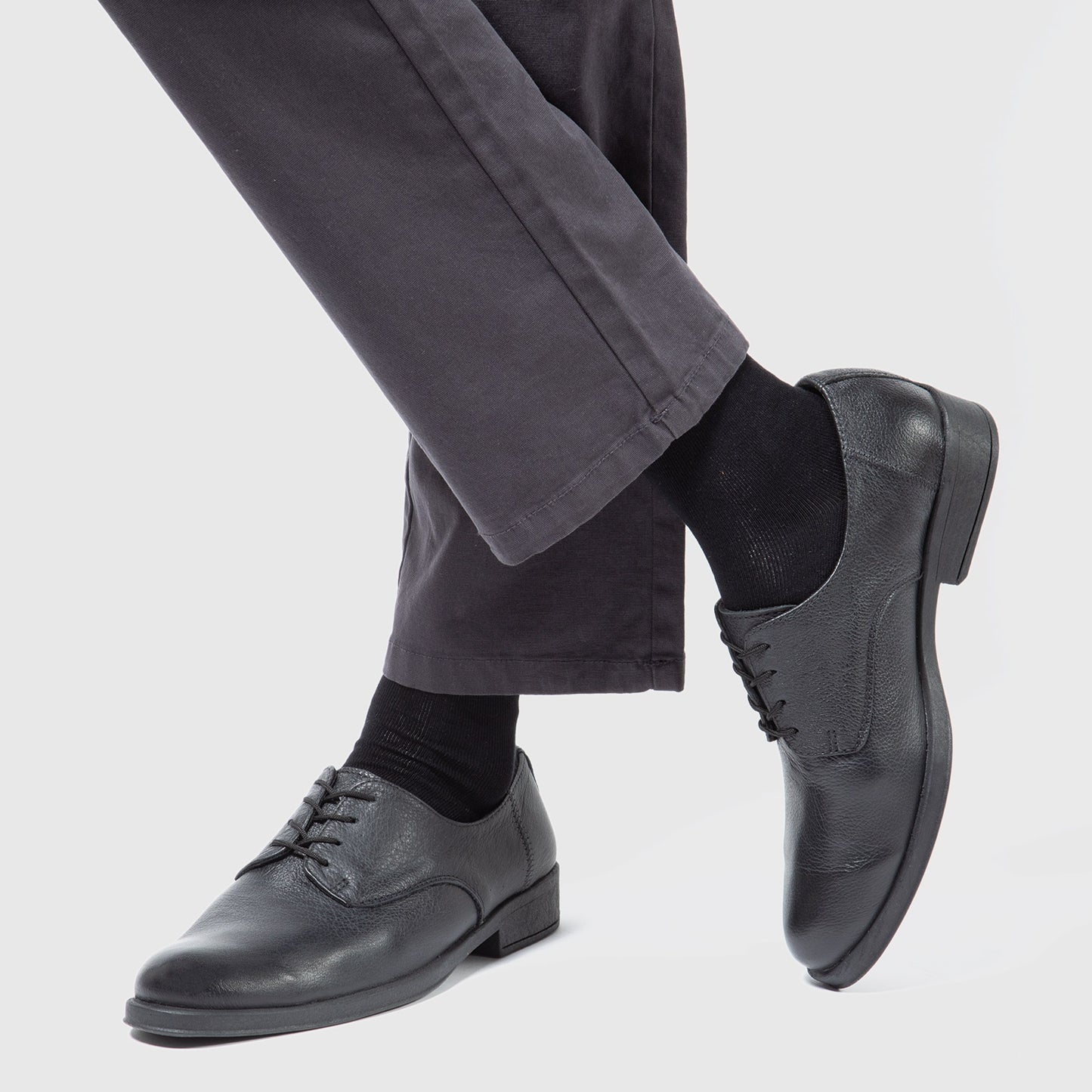 Zapato Hombre Confort Full Cuero Cordón