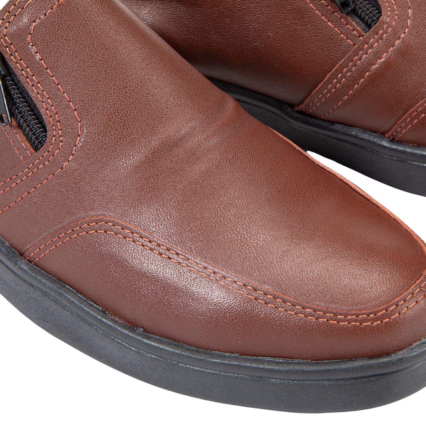 Zapato Mujer Confort Full Cuero Cierre