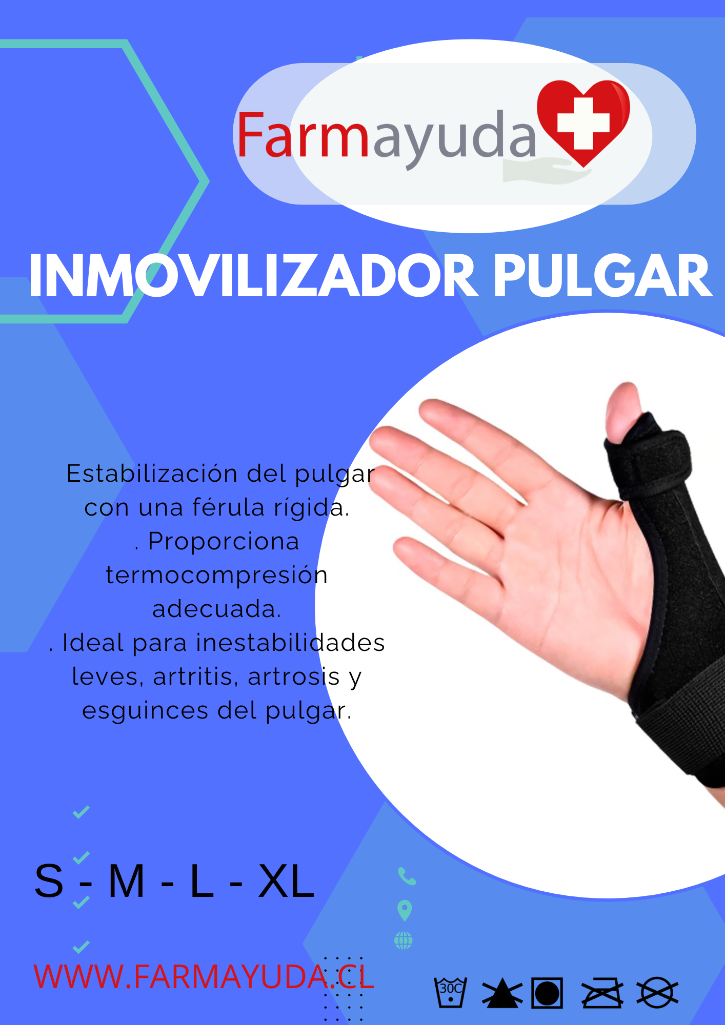Inmovilizador Pulgar Neopreno