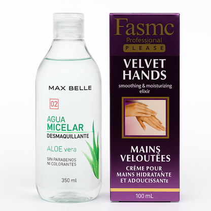 🖐️ Pack Hidratación Express – Manos Suaves y Rostro Limpio