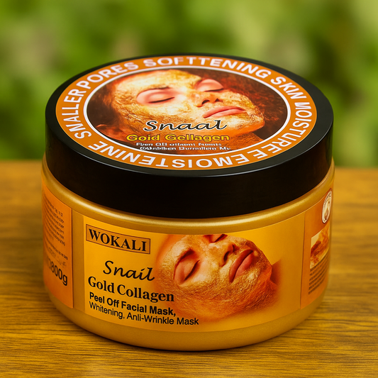 ✨ Mascarilla Facial Max Belle Caracol + Colágeno Dorado (300g)