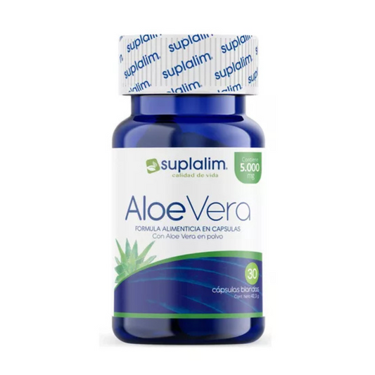Aloe Vera 30 Cápsulas - Gel Antiulceroso - Sin Sabor