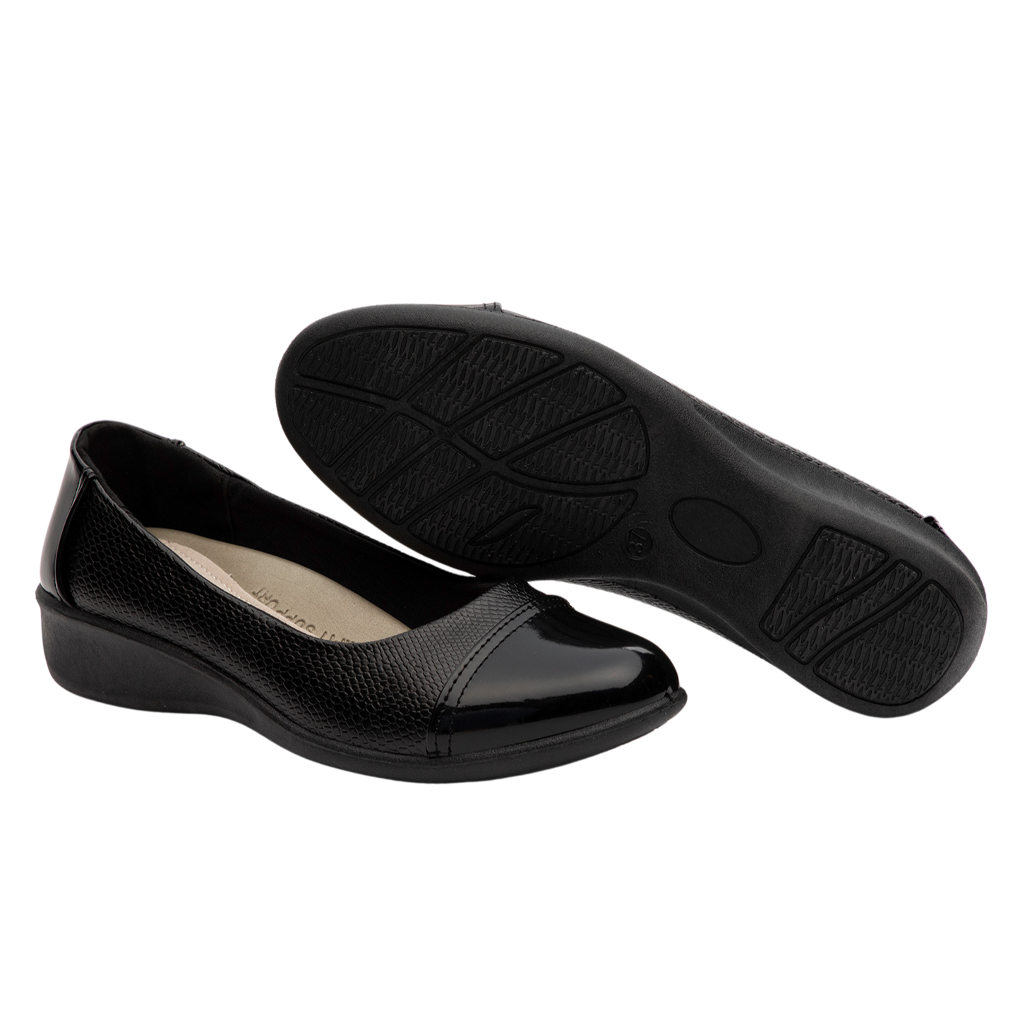 Zapato Mujer Confort  con Plantillas 100% Cuero