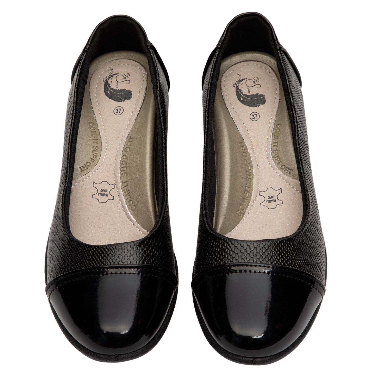 Zapato Mujer Confort  con Plantillas 100% Cuero