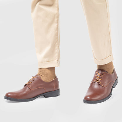 Zapato Hombre Confort Full Cuero Cordón
