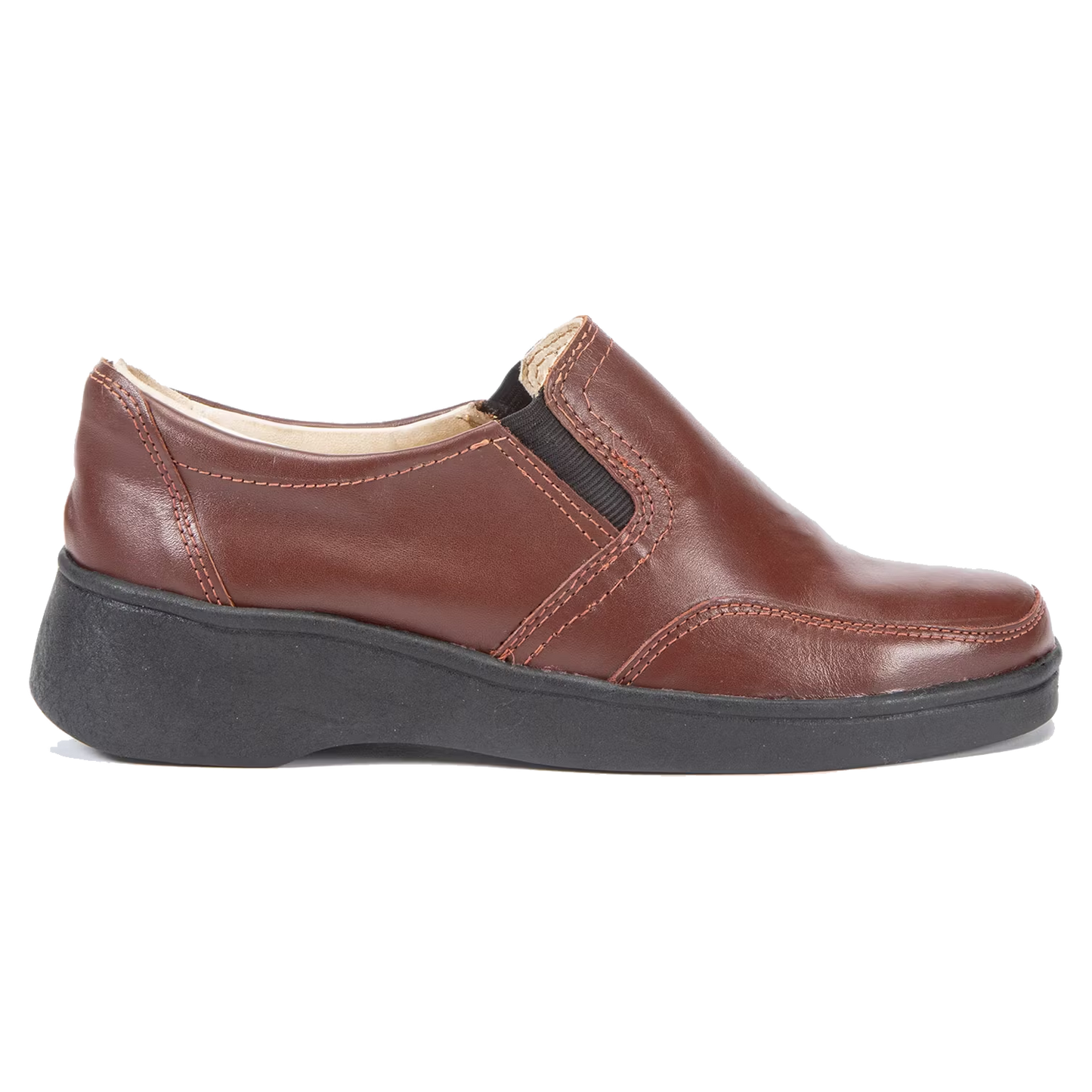 Zapato Mujer Confort Full Cuero Elástico