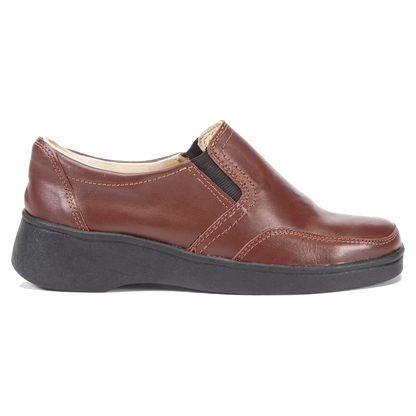 Zapato Mujer Confort Full Cuero Elástico