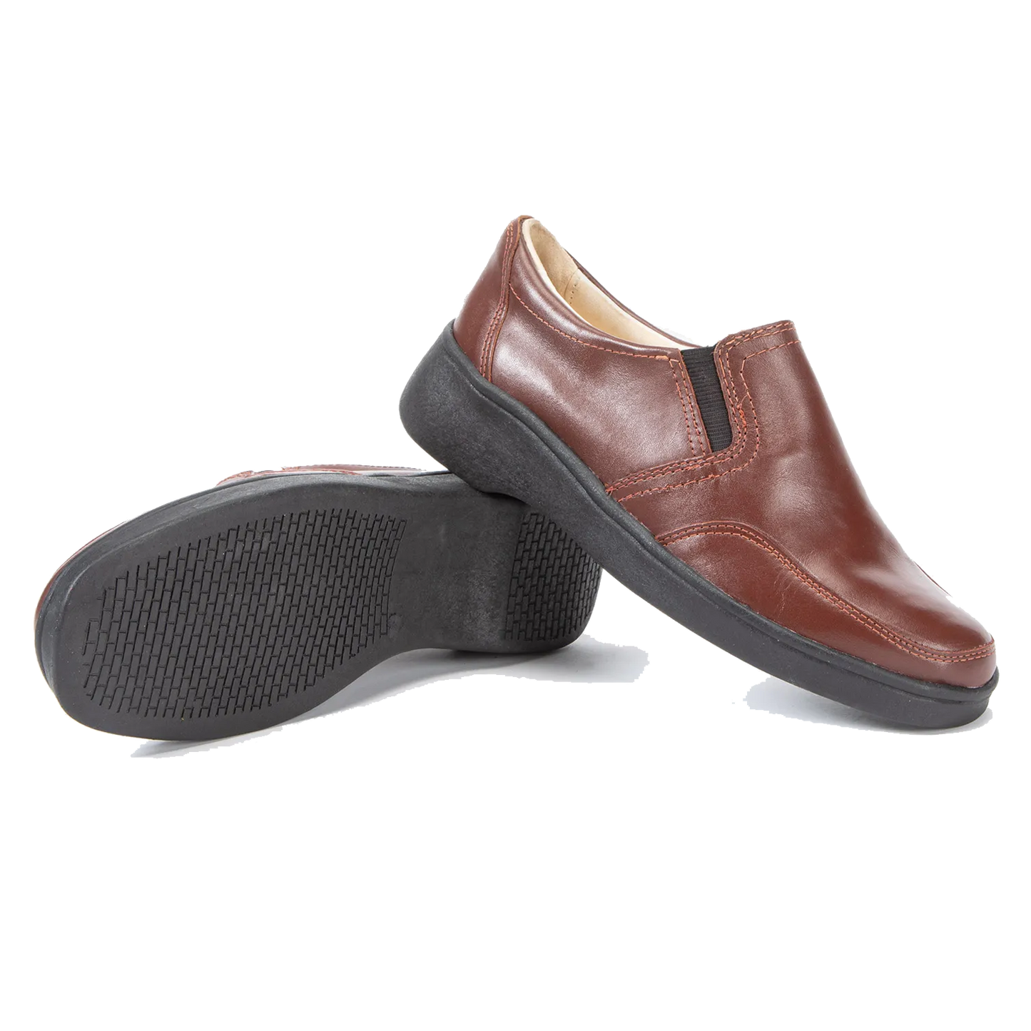 Zapato Mujer Confort Full Cuero Elástico