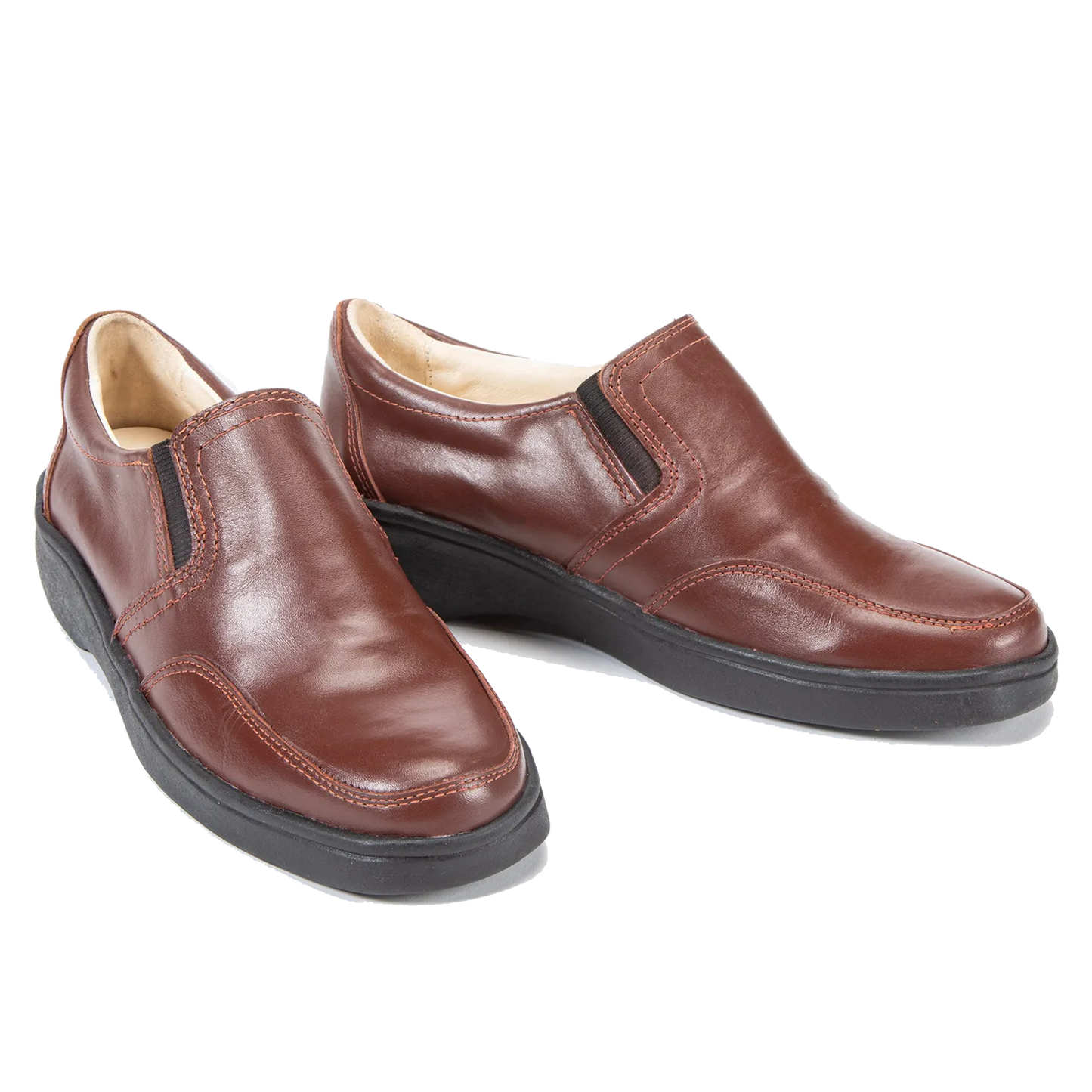 Zapato Mujer Confort Full Cuero Elástico
