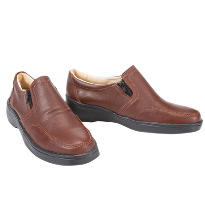 Zapato Mujer Confort Full Cuero Cierre