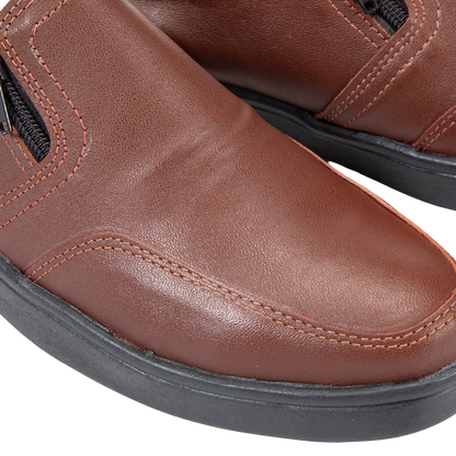 Zapato Mujer Confort Full Cuero Cierre