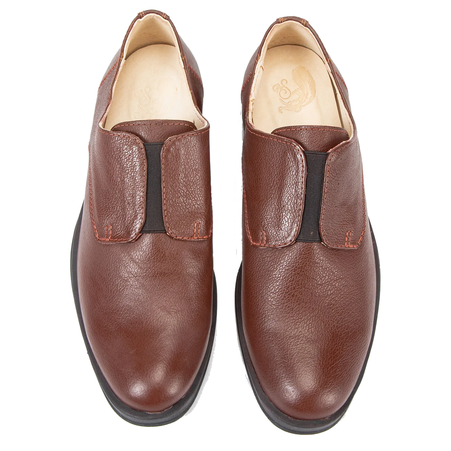 Zapato Hombre Confort Full Cuero Elástico