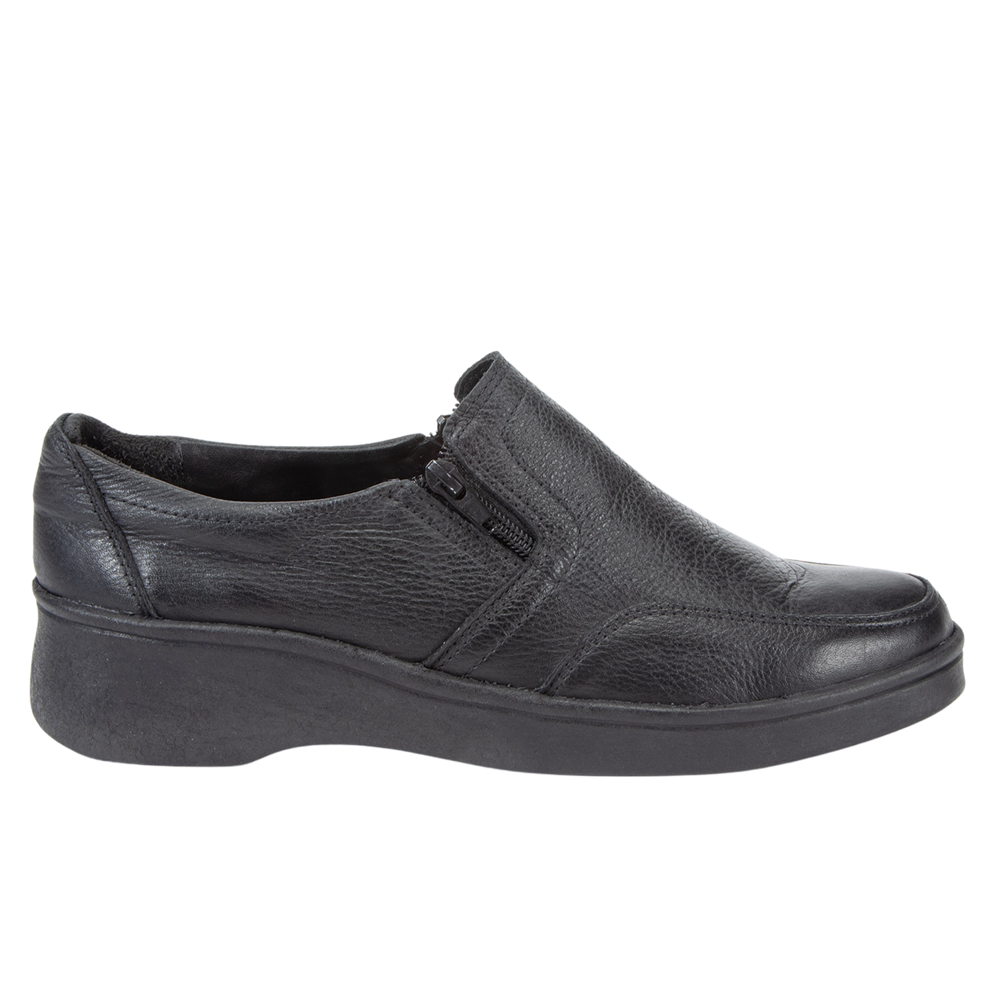 Zapato Mujer Confort Full Cuero Cierre