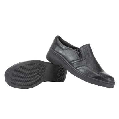 Zapato Mujer Confort Full Cuero Cierre