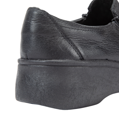 Zapato Mujer Confort Full Cuero Cierre