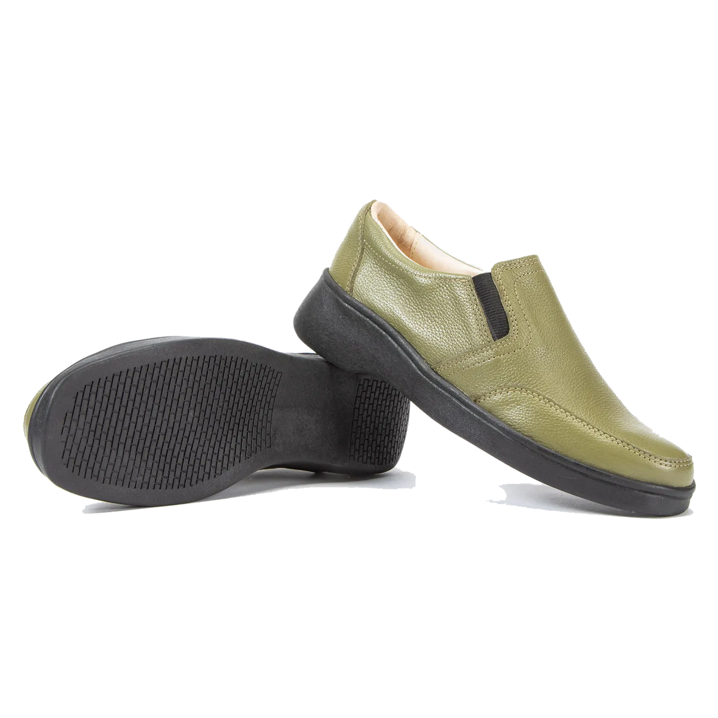 Zapato Mujer Confort Full Cuero Elástico
