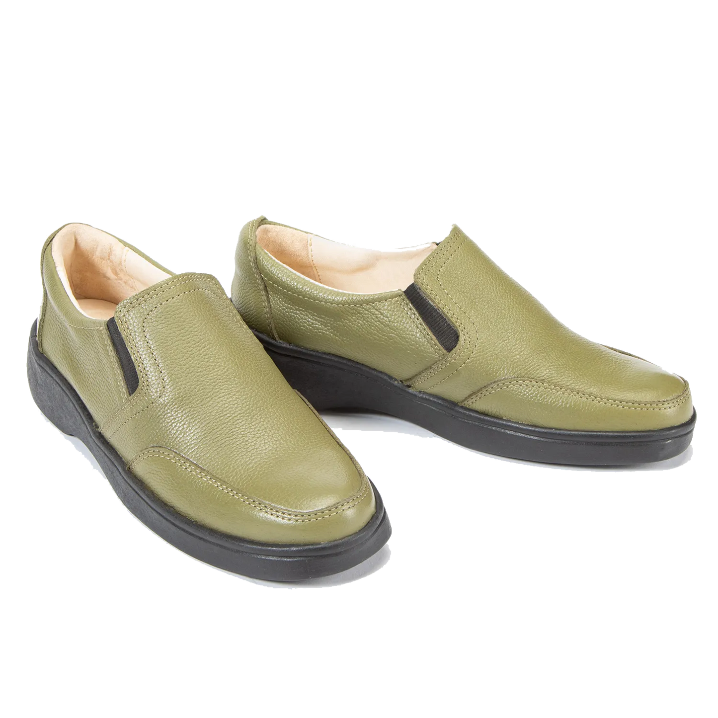 Zapato Mujer Confort Full Cuero Elástico