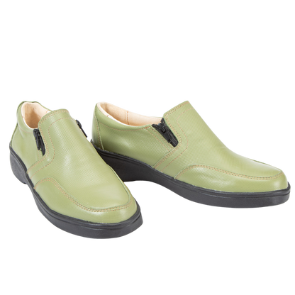 Zapato Mujer Confort Full Cuero Cierre
