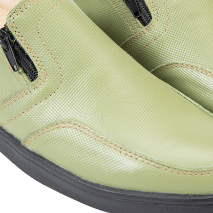 Zapato Mujer Confort Full Cuero Cierre