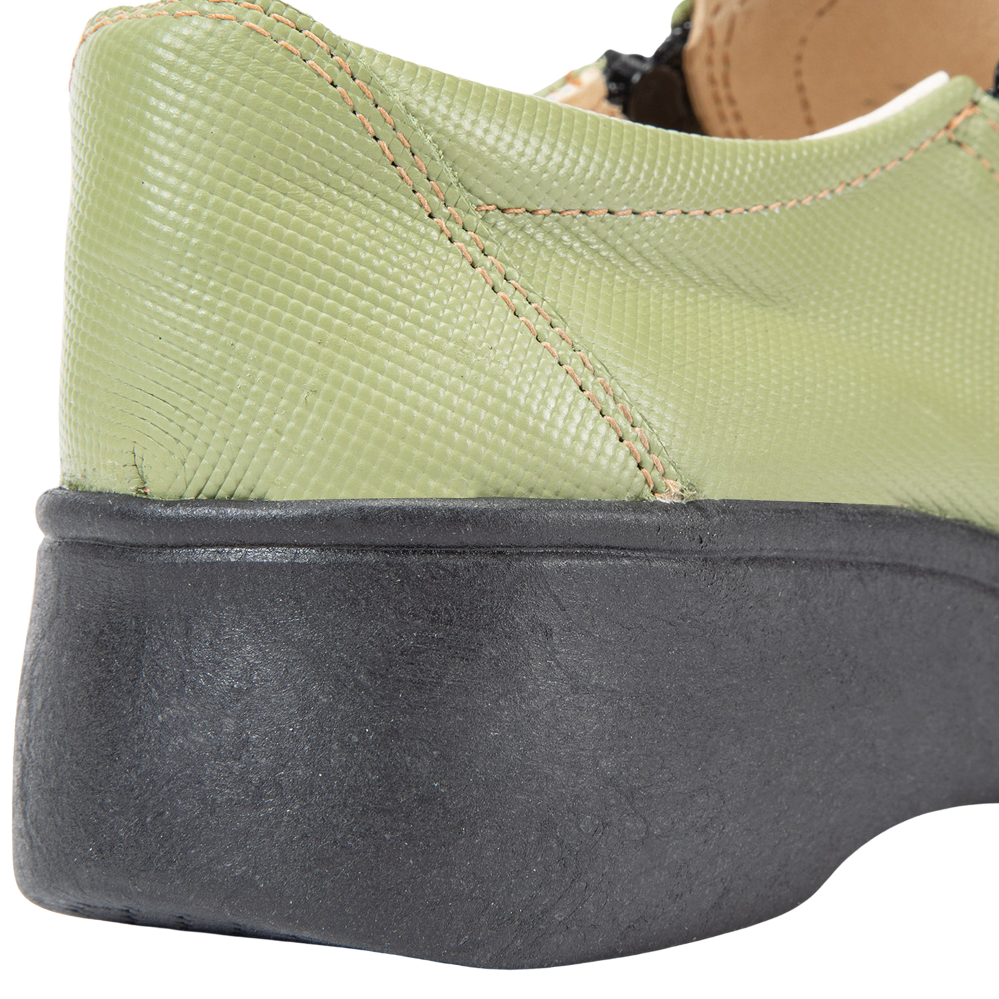 Zapato Mujer Confort Full Cuero Cierre