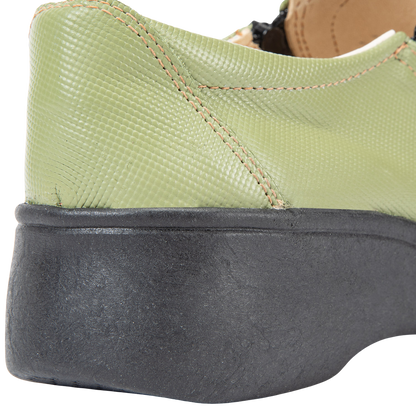 Zapato Mujer Confort Full Cuero Cierre