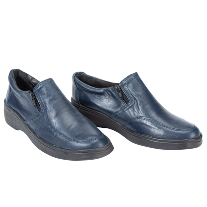 Zapato Mujer Confort Full Cuero Cierre
