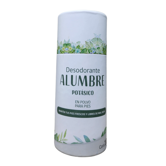 Desodorante Alumbre En Polvo Para Pies