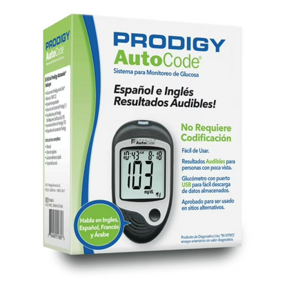 Glucómetro Medidor de Glucosa Prodigy AutoCode