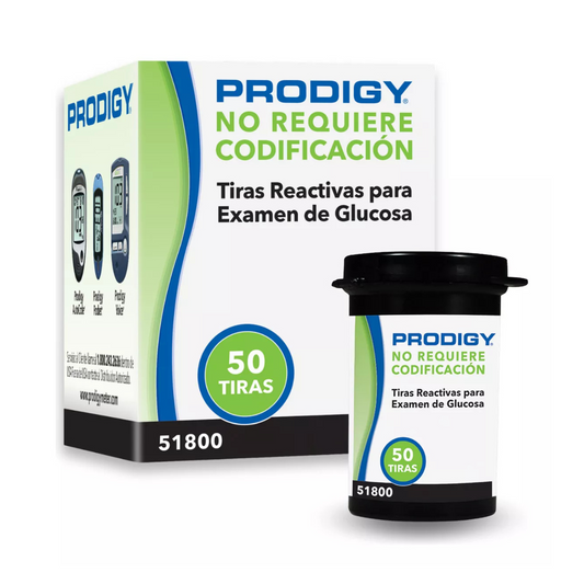 Tiras Reactivas Prodigy – Precisión y Compatibilidad para Tu Glucómetro