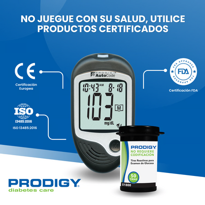 Lancetas Prodigy 28G – Suavidad y Precisión para tu Control de Glucosa
