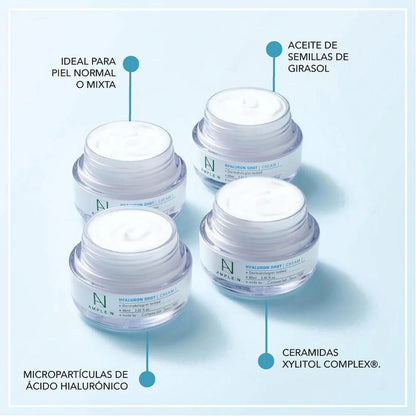 Crema Hidratante Antiedad Amplen Ácido Hialurónico 60ml
