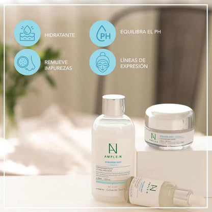 Crema Hidratante Antiedad Amplen Ácido Hialurónico 60ml